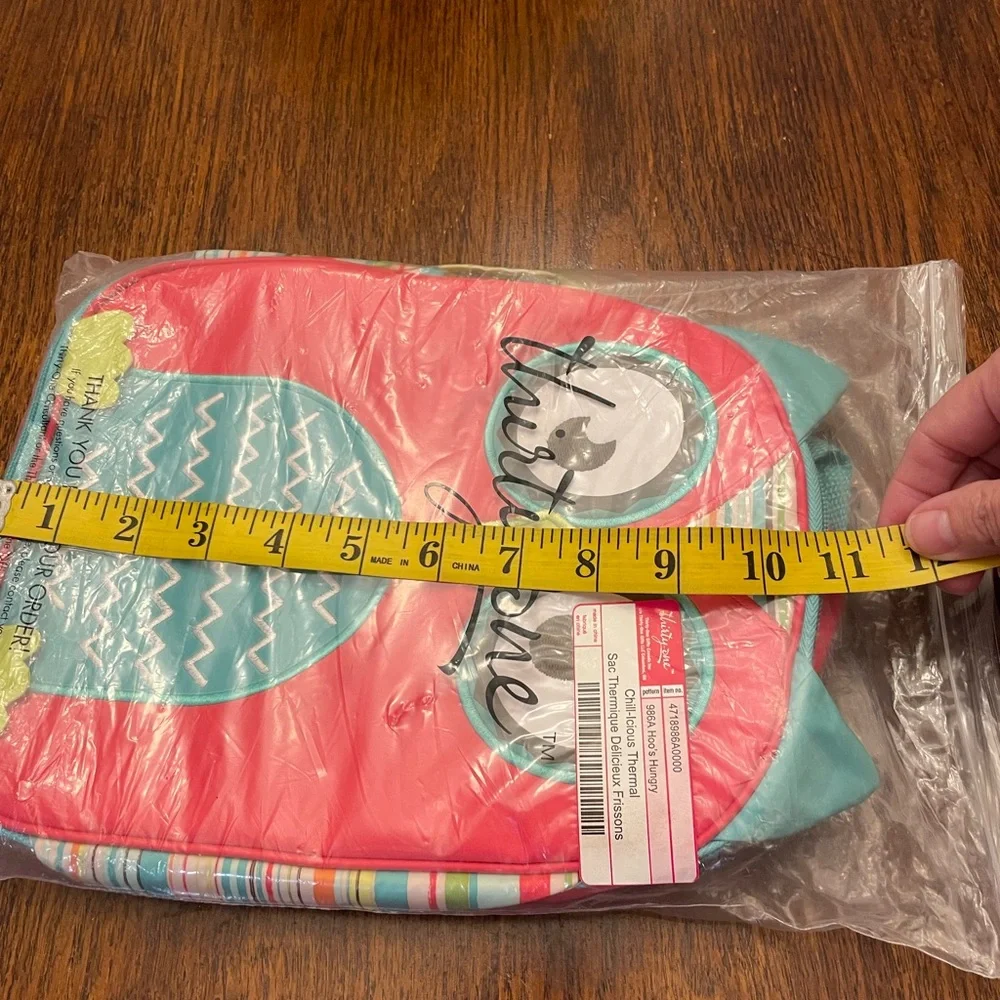 Thirty-One Hoo’s Hungry Chill-Icious Thermal Bag in Pink and Blue